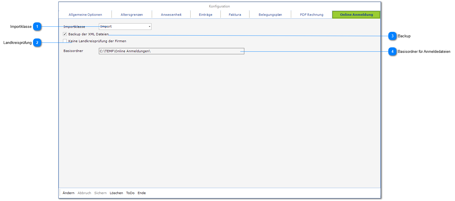 5.8. Online Anmeldung